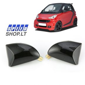 Smart Fortwo W451 tamsinti Led posūkiai